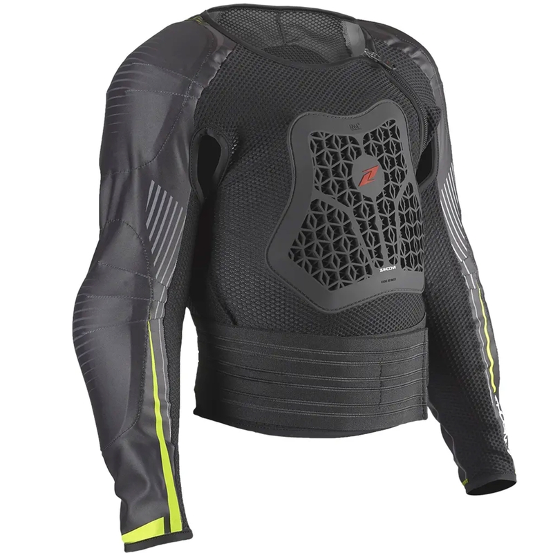 Otroški ščitnik za telo Zandona Netcube Jacket X8 črno-fluo rumen 136 - 150 cm