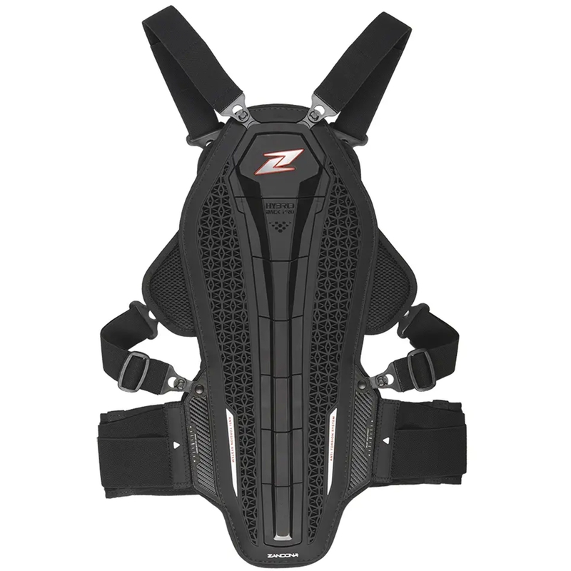 Ščitnik za hrbtenico in prsi Zandona Hybrid Armor X6 črn 158 - 167 cm