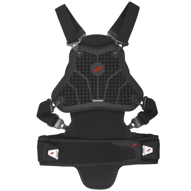 Ščitnik za hrbtenico in prsni koš Zandona Hybrid Armor X6 bel 158 - 167 cm