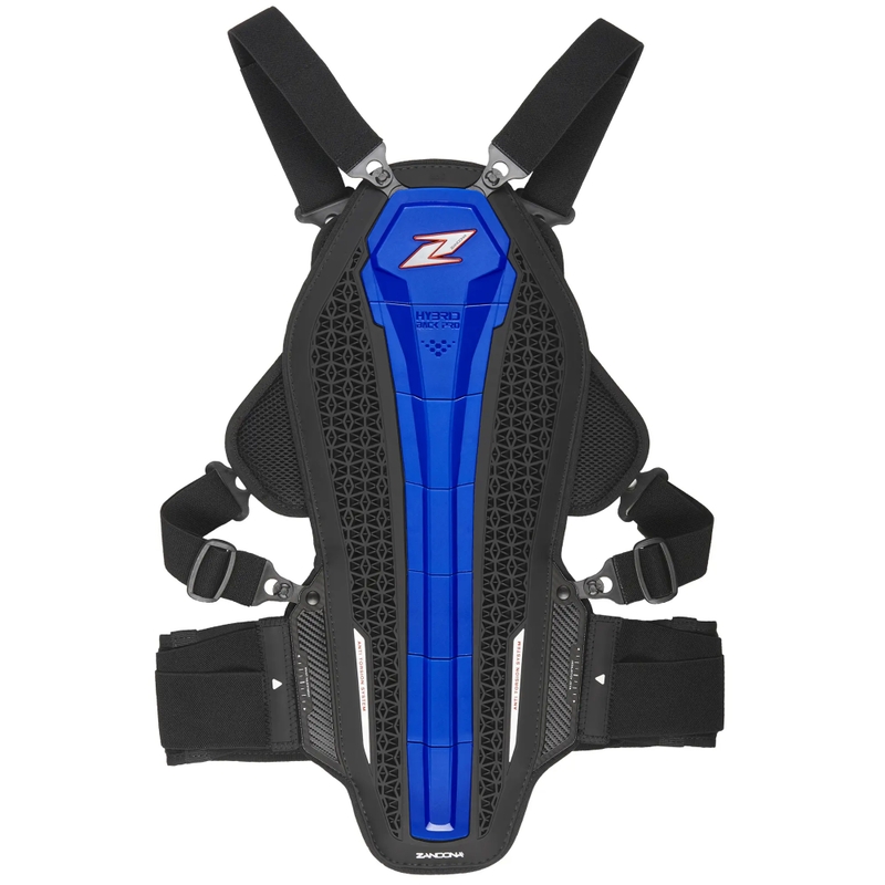 Ščitnik za hrbtenico in prsi Zandona Hybrid Armor X6 moder 158 - 167 cm