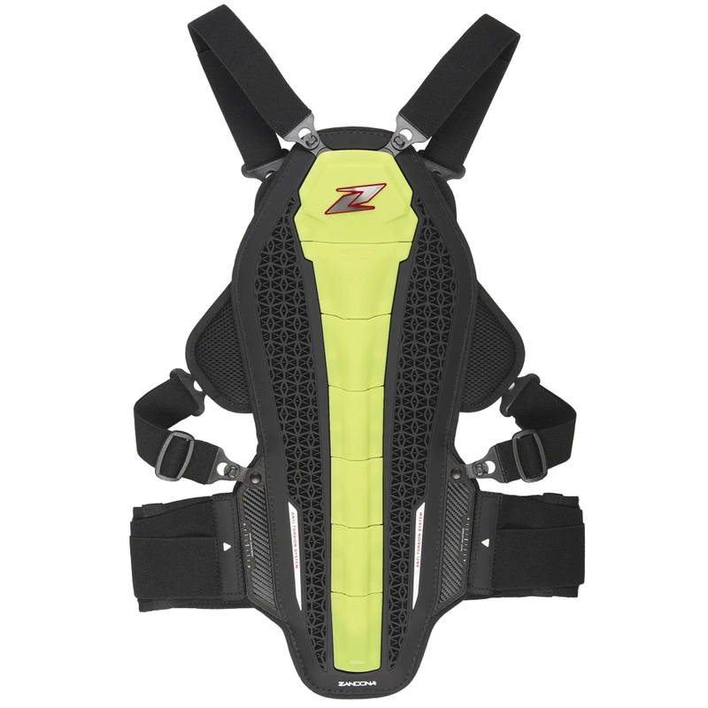 Ščitnik za hrbtenico in prsni koš Zandona Hybrid Armor X8 fluo rumen 178 - 187 cm