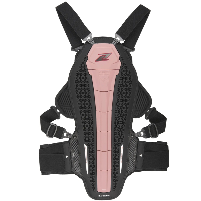 Ščitnik za hrbtenico in prsi Zandona Hybrid Armor X8 roza 178 - 187 cm