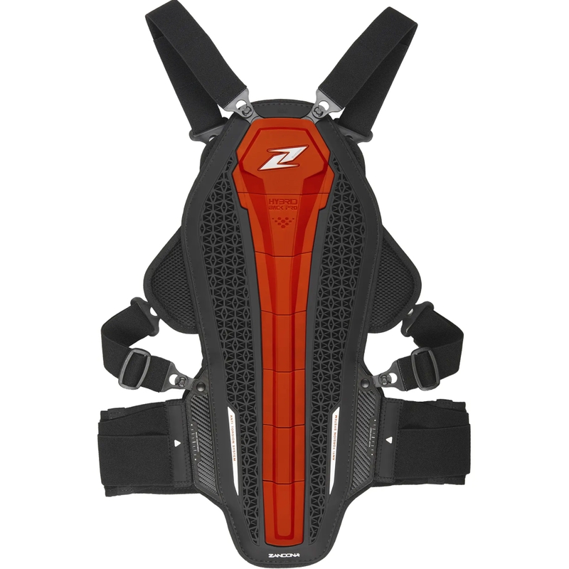 Ščitnik za hrbtenico in prsi Zandona Hybrid Armor X6 rdeč 158 - 167 cm