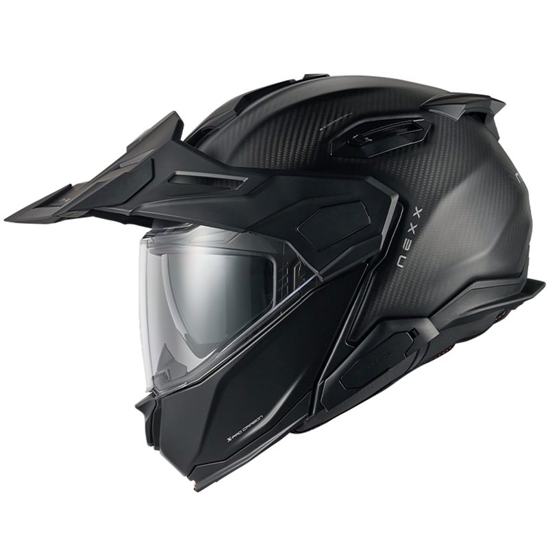 Motoristična čelada na preklop Nexx X.Lifecountry Zero PRO mat črna