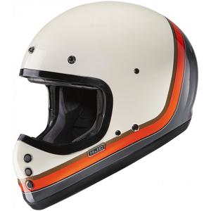 HJC V60 Scoby MC7 full-face motoristična čelada bež-črna-oranžna-siva