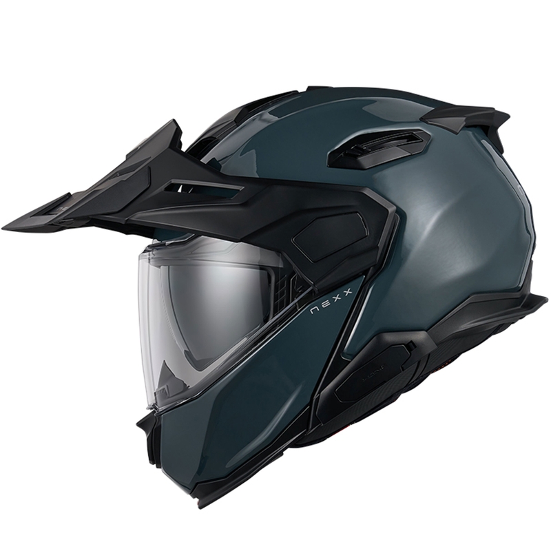Navadna motoristična čelada na preklop Nexx X.Lifecountry modra razprodaja