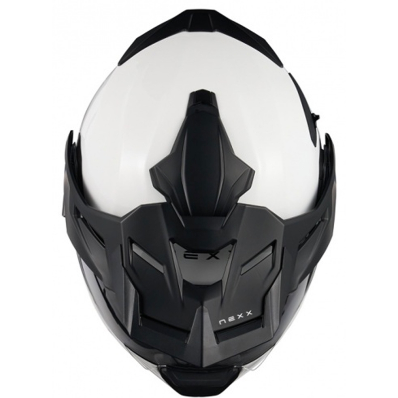 Motoristična čelada na preklop Nexx X.Lifecountry Plain white razprodaja