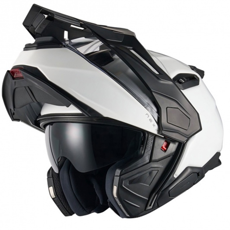 Motoristična čelada na preklop Nexx X.Lifecountry Plain white razprodaja