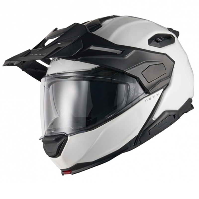Motoristična čelada na preklop Nexx X.Lifecountry Plain white razprodaja
