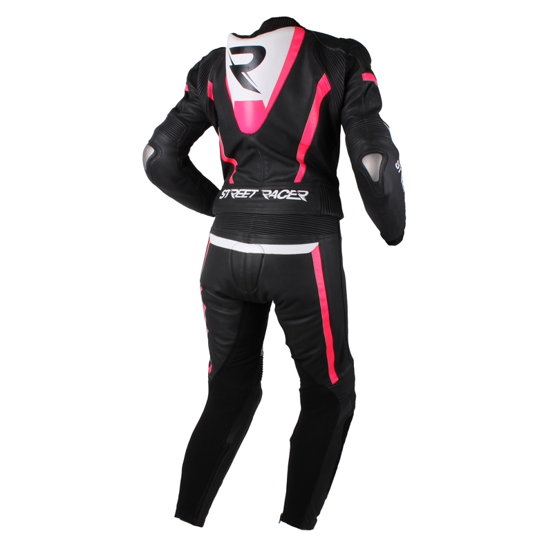 Street Racer Dafne Black, White and Pink Jumpsuit za ženske razprodaja