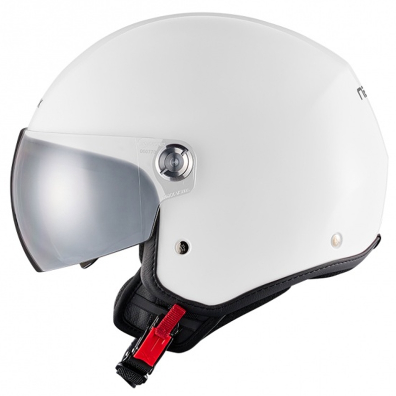 Moto čelada NEXX Y.10 Stiletto z odprtim obrazom, bela razprodaja