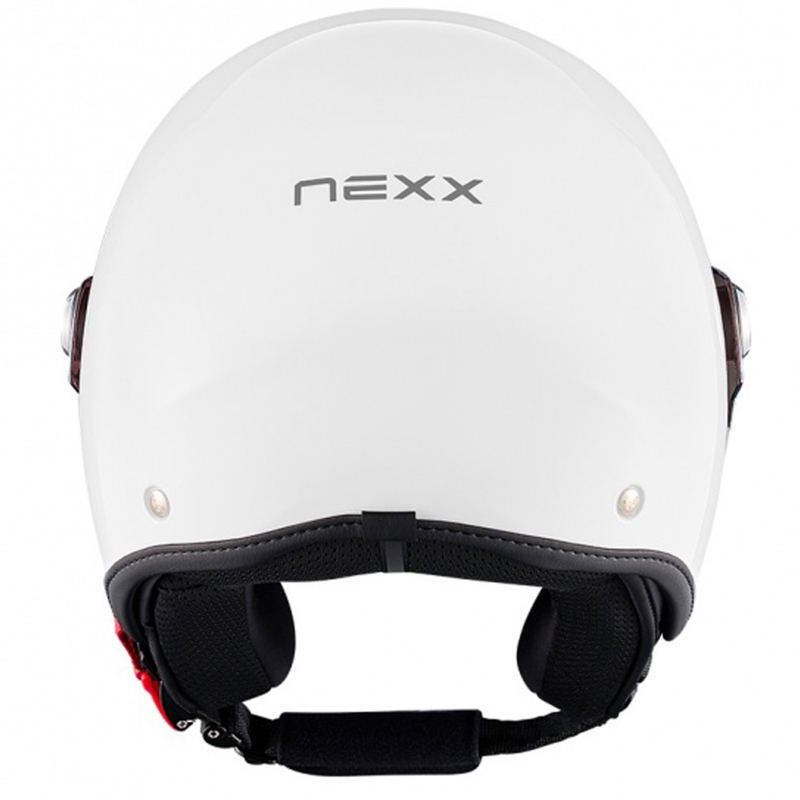 Moto čelada NEXX Y.10 Stiletto z odprtim obrazom, bela razprodaja