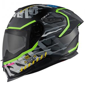 Integralna motoristična čelada Nexx Y.100R Urbangram črna