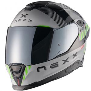 NEXX Y.100R Fade celoobrazna motoristična čelada sivo-črna