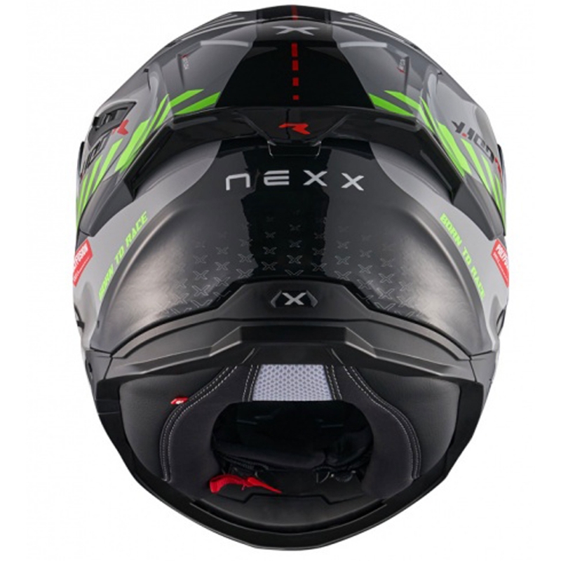 NEXX Y.100R Fade celoobrazna motoristična čelada sivo-črna