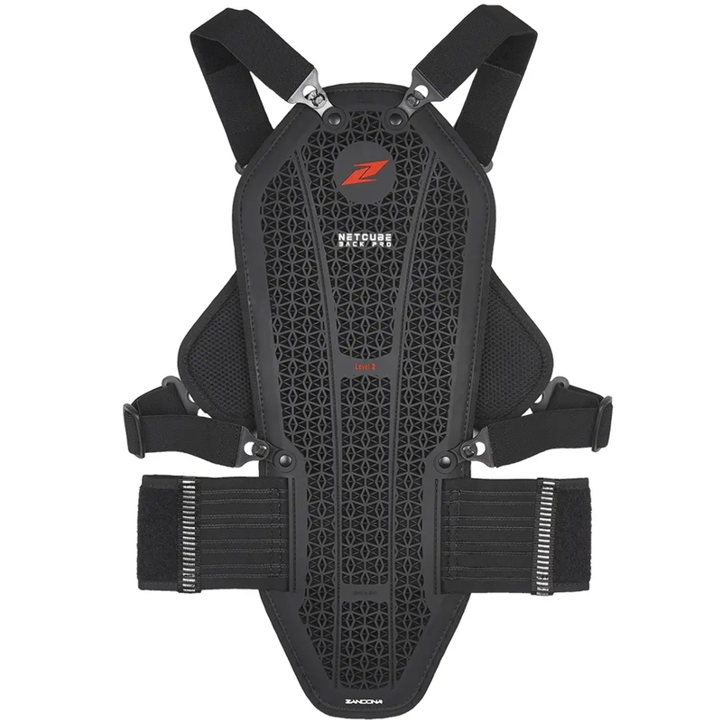 Otroški ščitnik za hrbtenico in prsni koš Zandona Netcube Armor X7 črn 121 - 135 cm