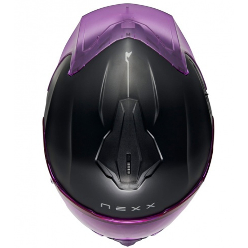 Celoobrazna motoristična čelada NEXX Y.100R Subsonic mat črno-roza