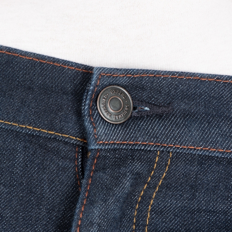 Oxford Original Approved AAA Slim Jeans Motociklistične kavbojke Washed Blue
