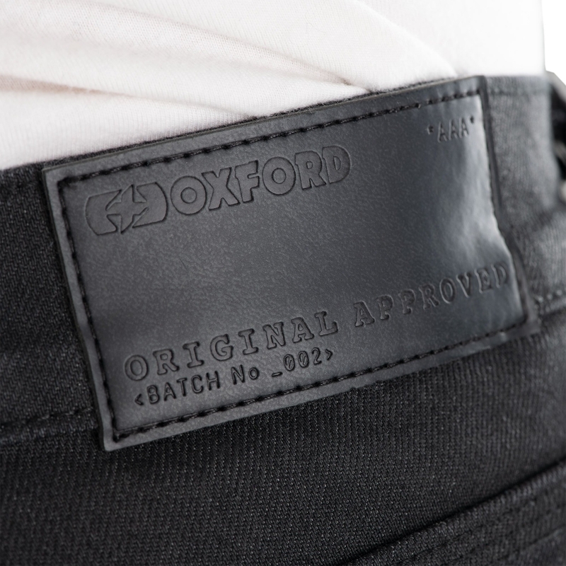 Motoristične kavbojke Oxford Original Approved AAA Slim Jeans črne
