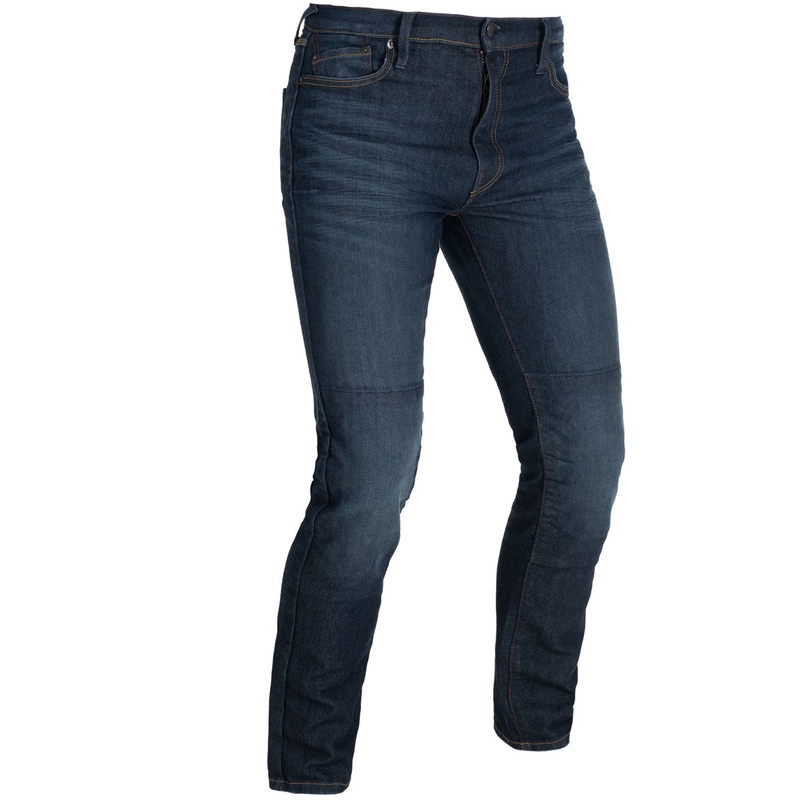Oxford Original Approved AAA Straight Jeans Motoristične kavbojke Washed Blue
