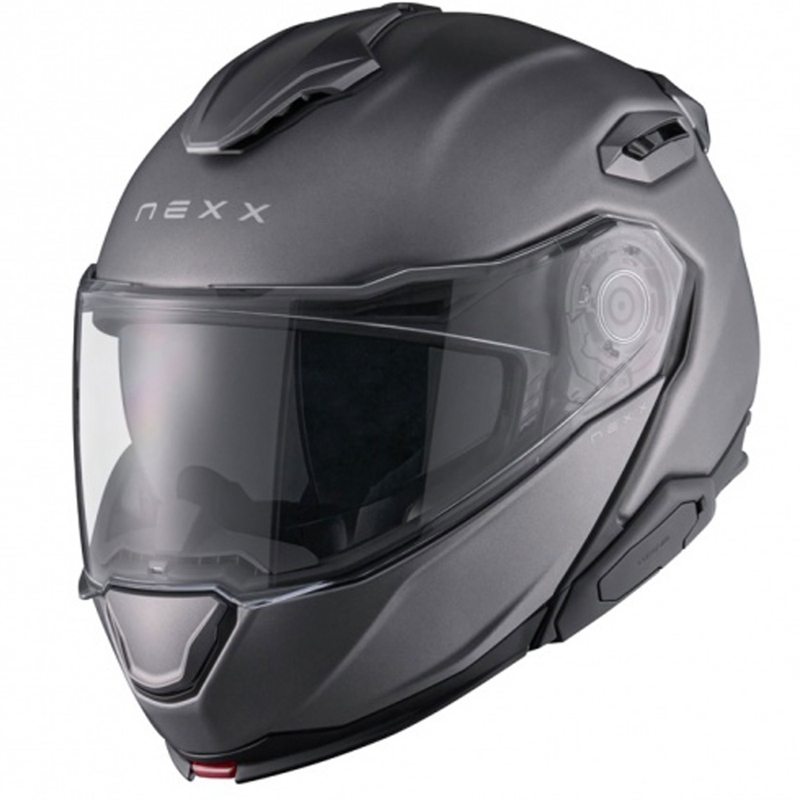 Motoristična čelada na preklop Nexx X.Lifetour Plain mat titanium