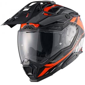 Enduro motoristična čelada Nexx X.WED3 Gobi oranžno-bela