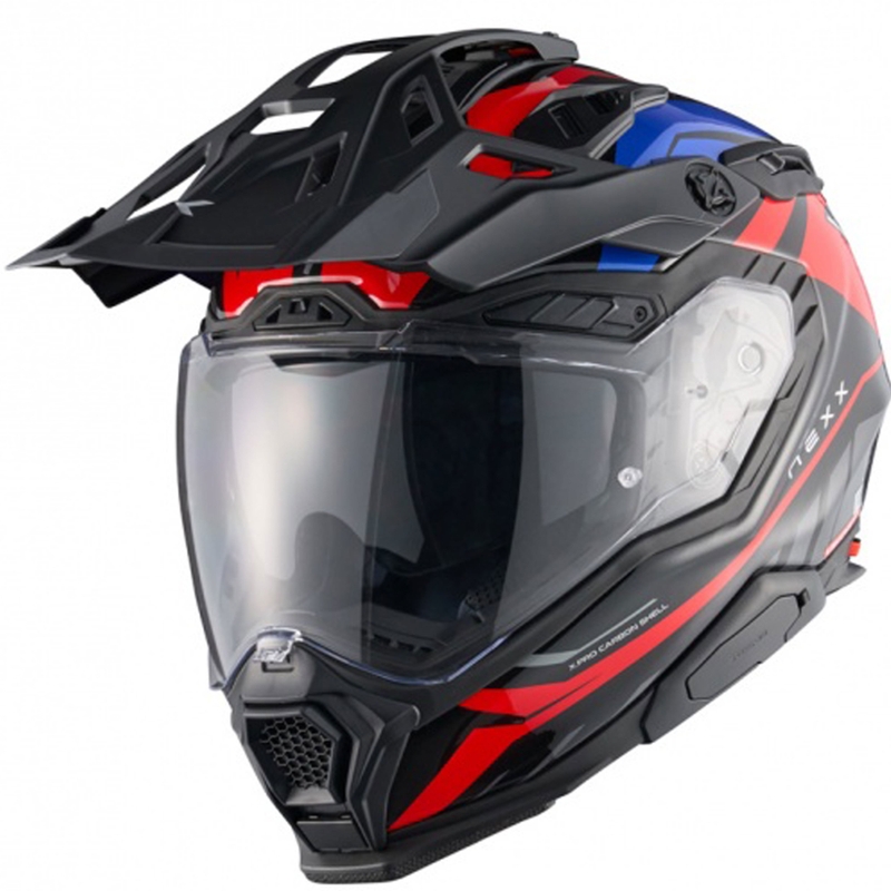 Enduro motoristična čelada Nexx X.WED3 Gobi modro-rdeča