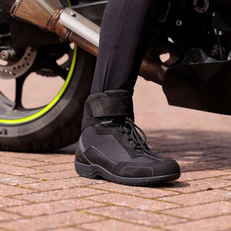 Ženski motoristični škornji Oxford Spartan Air črni