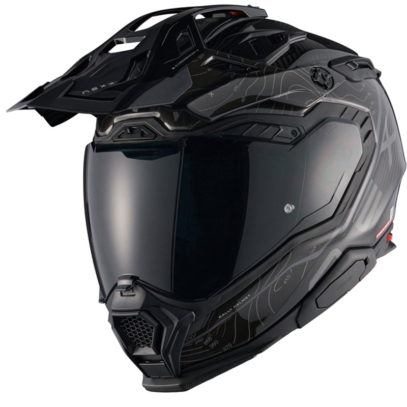 Enduro motoristična čelada Nexx X.WED3 Furka črno-siva