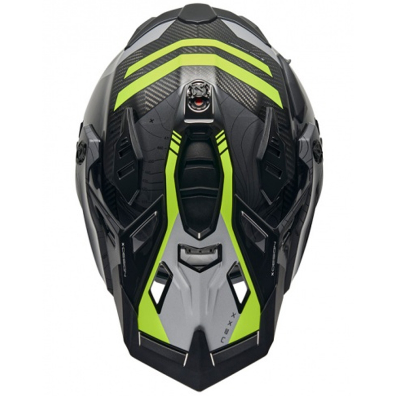 Enduro motoristična čelada Nexx X.WED3 Furka sivo-fluo rumena