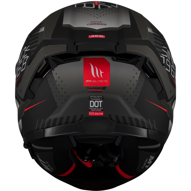 Motoristična čelada MT Thunder 4 SV Luminence, mat črna