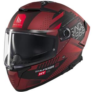 Integralna motoristična čelada MT Thunder 4 SV Luminence rdeča