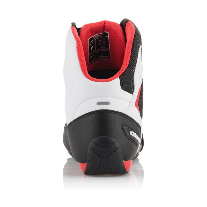 Motoristični škornji Alpinestars Faster 3 Rideknit črno-belo-rdeči