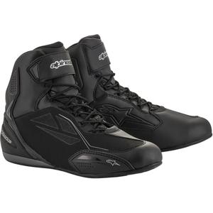 Ženski motoristični škornji Alpinestars Stella Faster 3 Drystar črno-srebrni