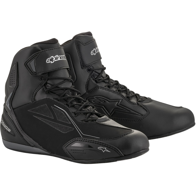 Ženski motoristični škornji Alpinestars Stella Faster 3 Drystar črno-srebrni