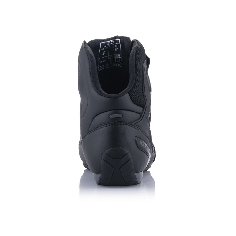 Črno-črni motoristični škornji Alpinestars Faster 3 Rideknit