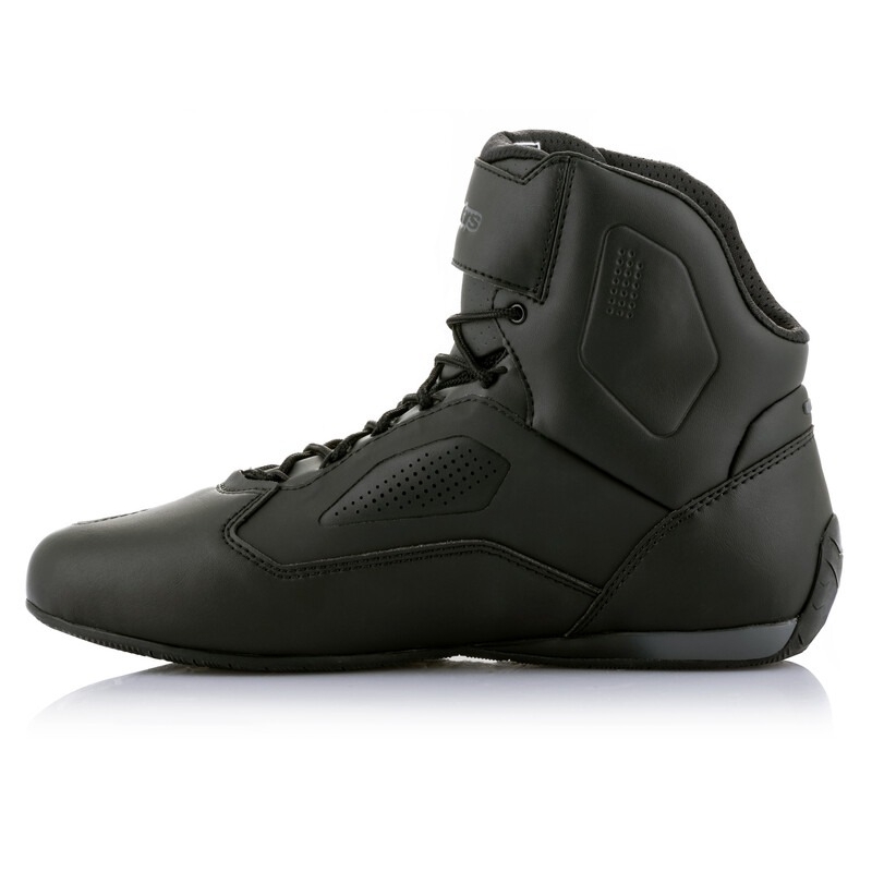 Črno-črni motoristični škornji Alpinestars Faster 3 Rideknit