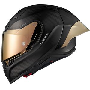 Nexx X.R3R Zero PRO 2 Carbon Full Face motoristična čelada Matte Gold