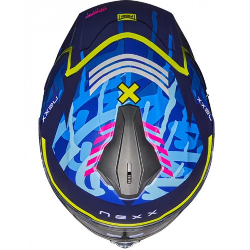 Integralna motoristična čelada Nexx Y.100R Urbangram temno modra