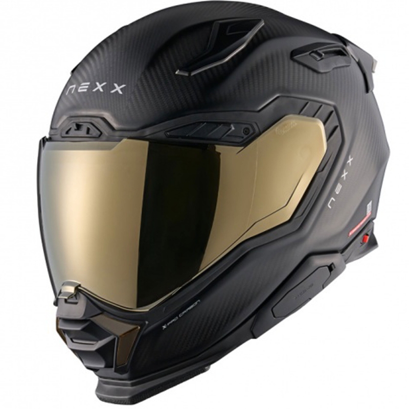 Celolična motoristična čelada Nexx X.WST3 Zero PRO Carbon Matte Gold
