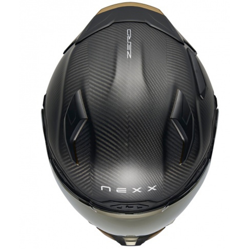 Celolična motoristična čelada Nexx X.WST3 Zero PRO Carbon Matte Gold