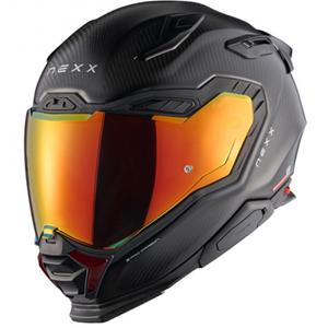 Celoobrazna motoristična čelada Nexx X.WST3 Zero PRO Carbon mat rdeča
