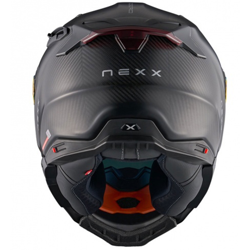 Celoobrazna motoristična čelada Nexx X.WST3 Zero PRO Carbon mat rdeča