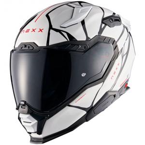 Nexx X.WST3 B-Side celoobrazna motoristična čelada belo-črna