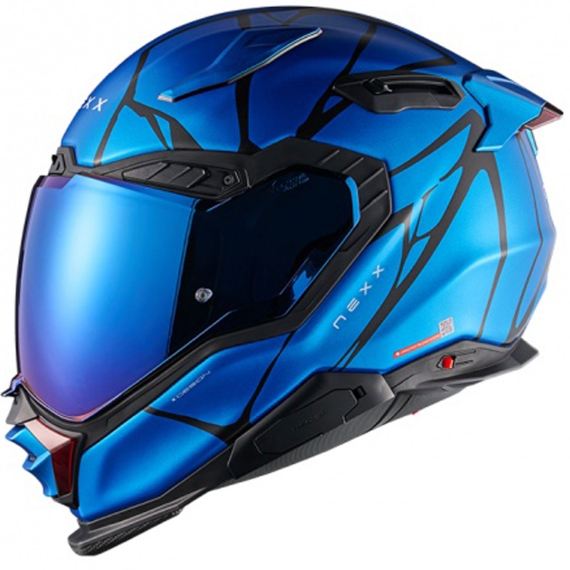 Nexx X.WST3 B-Side full-face motoristična čelada modro-črna
