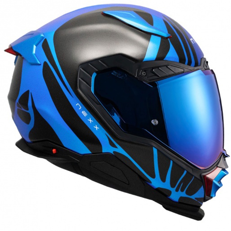 Nexx X.WST3 B-Side full-face motoristična čelada modro-črna