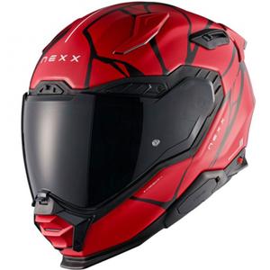 Nexx X.WST3 B-Side full-face motoristična čelada rdeče-črna