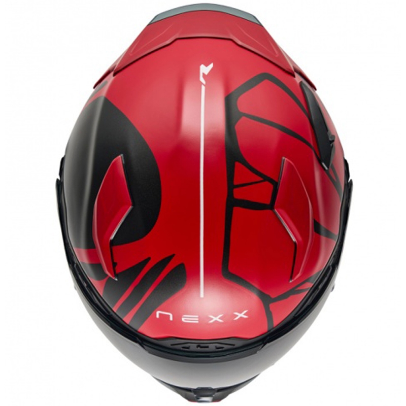 Nexx X.WST3 B-Side full-face motoristična čelada rdeče-črna