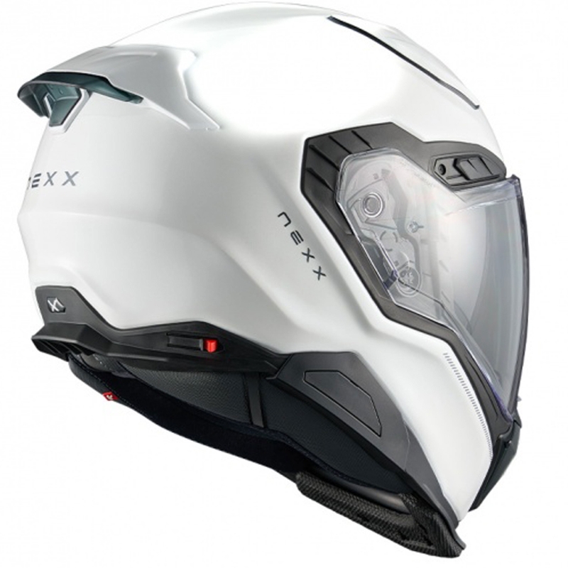 Integralna motoristična čelada Nexx X.WST3 Plain white razprodaja