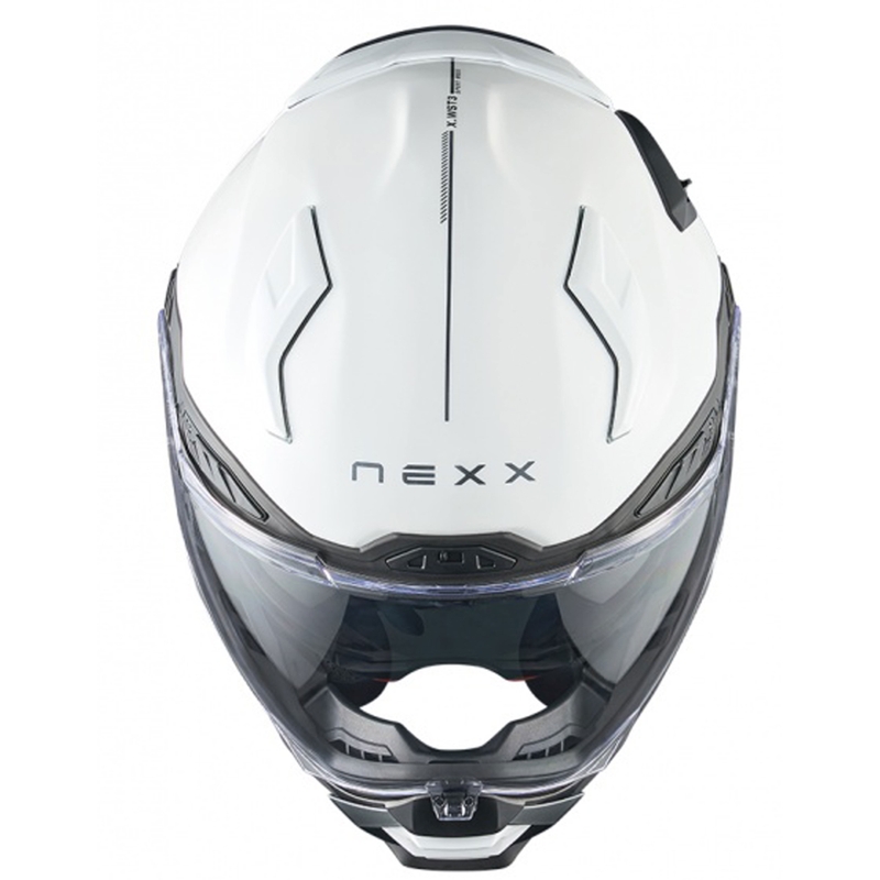 Integralna motoristična čelada Nexx X.WST3 Plain white razprodaja